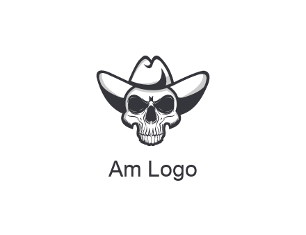 cowboy skull logo