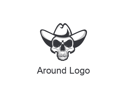 cowboy skull logo