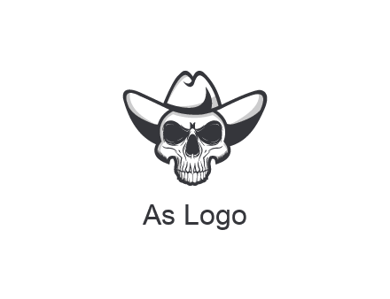 cowboy skull logo