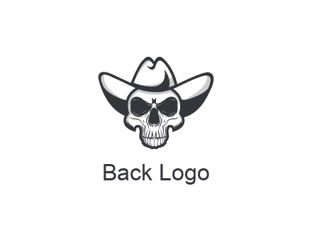 cowboy skull logo