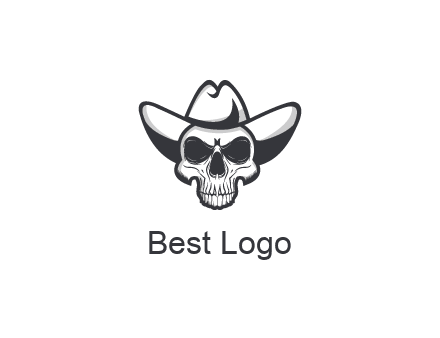 cowboy skull logo