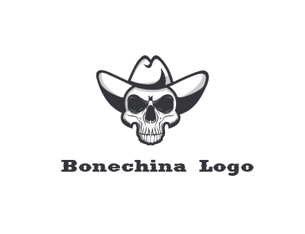 cowboy skull logo