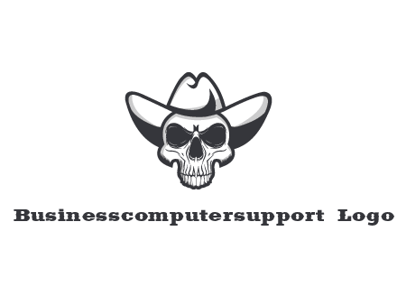 cowboy skull logo