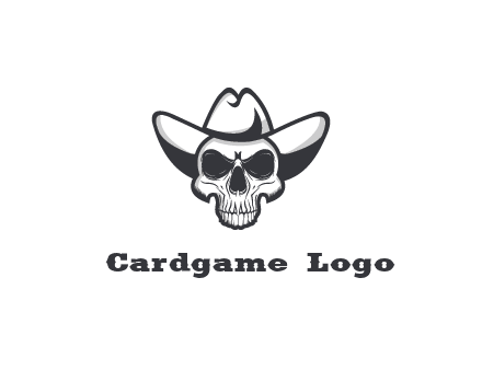 cowboy skull logo