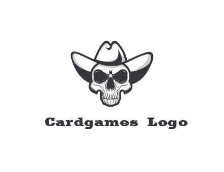 cowboy skull logo
