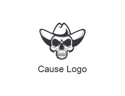 cowboy skull logo