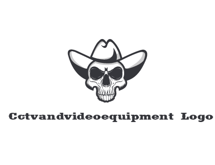 cowboy skull logo