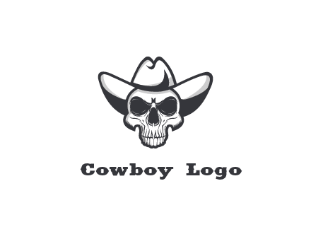 cowboy skull logo