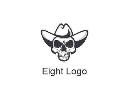 cowboy skull logo