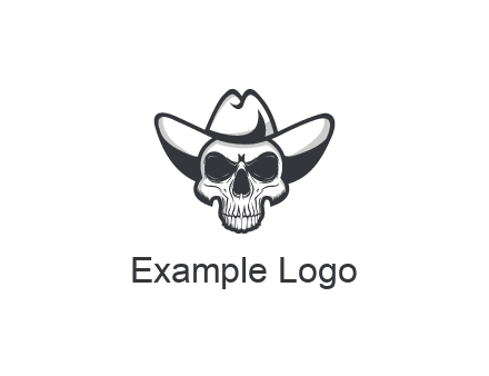 cowboy skull logo