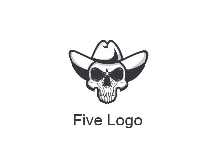 cowboy skull logo