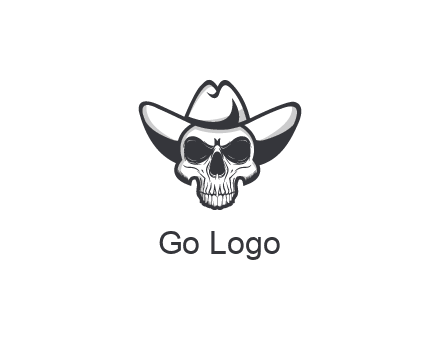 cowboy skull logo