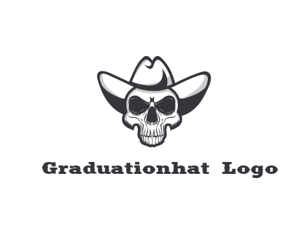 cowboy skull logo