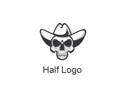 cowboy skull logo