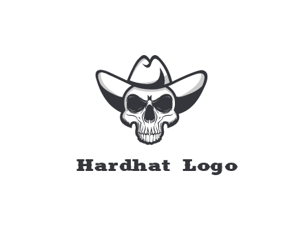 cowboy skull logo