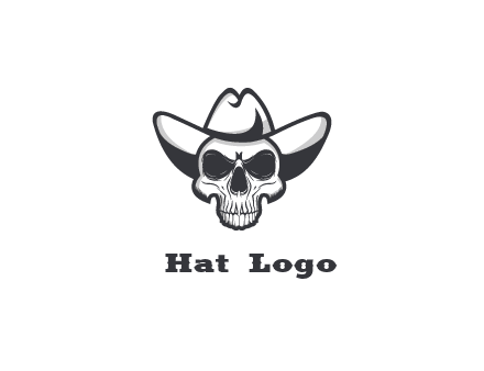 cowboy skull logo