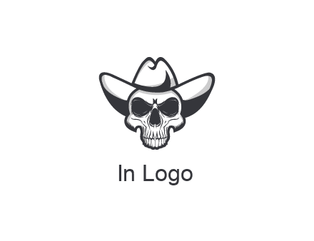 cowboy skull logo