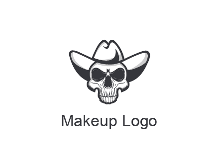 cowboy skull logo