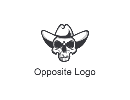 cowboy skull logo