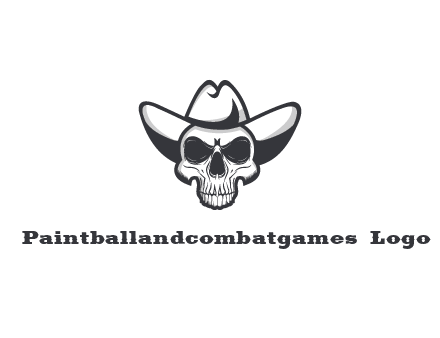 cowboy skull logo