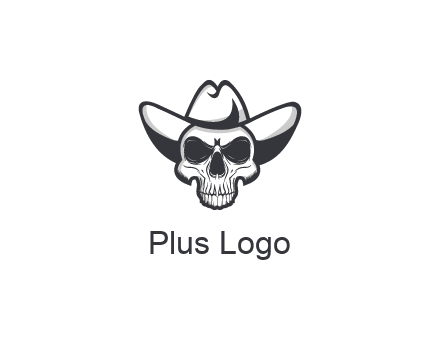 cowboy skull logo