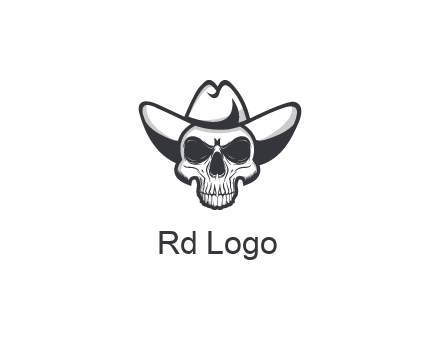 cowboy skull logo