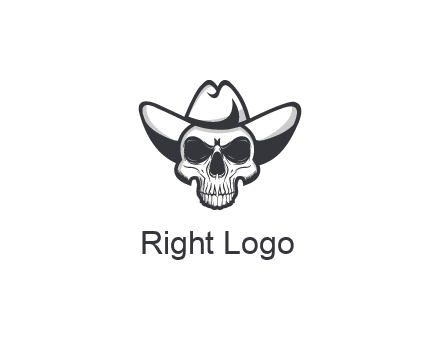 cowboy skull logo