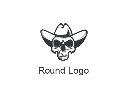 cowboy skull logo