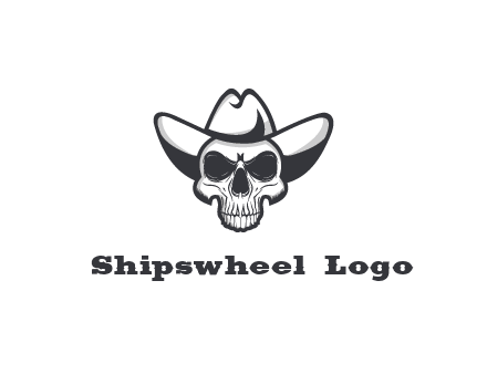 cowboy skull logo