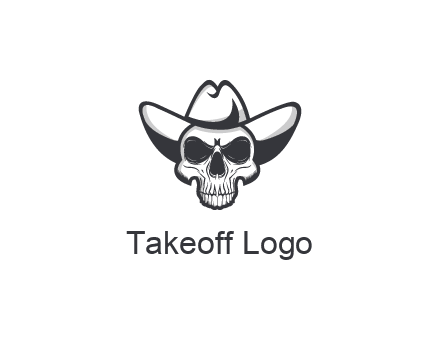 cowboy skull logo