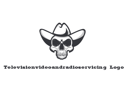 cowboy skull logo