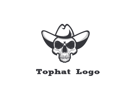 cowboy skull logo