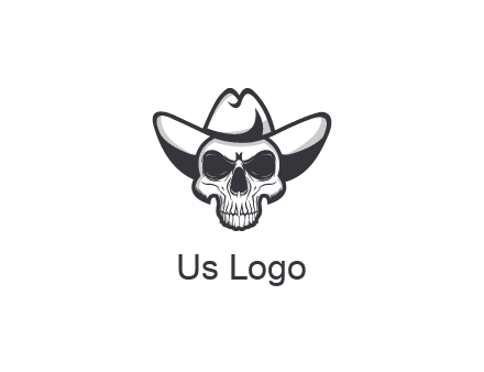 cowboy skull logo