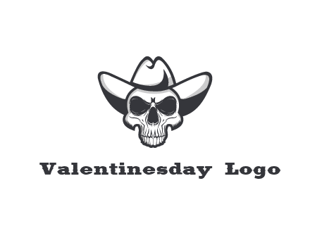 cowboy skull logo