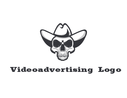 cowboy skull logo