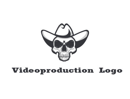 cowboy skull logo