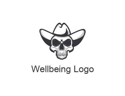 cowboy skull logo