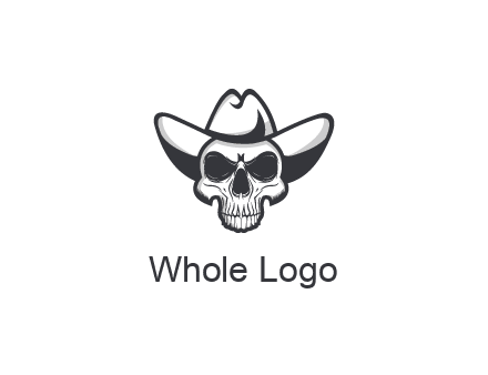 cowboy skull logo