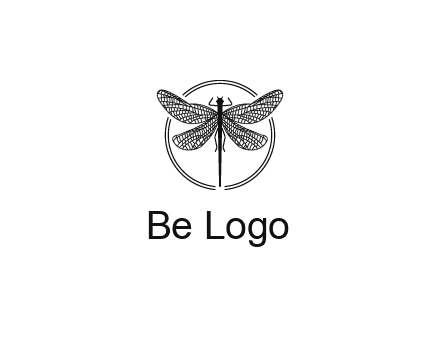 detailed dragonfly logo