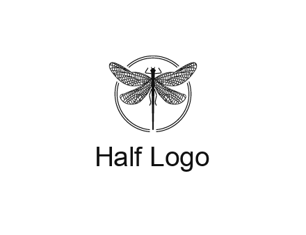 detailed dragonfly logo