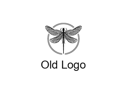 detailed dragonfly logo