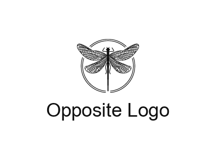 detailed dragonfly logo