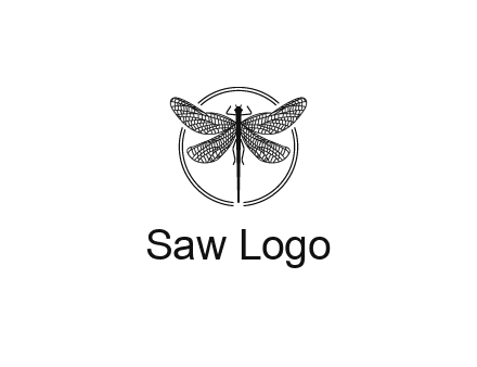 detailed dragonfly logo
