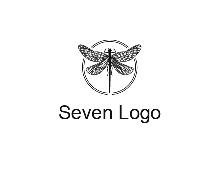 detailed dragonfly logo