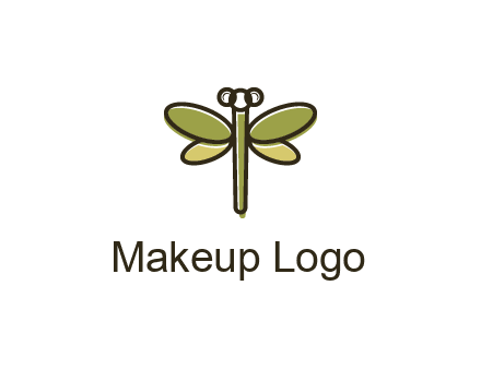 abstract dragonfly logo