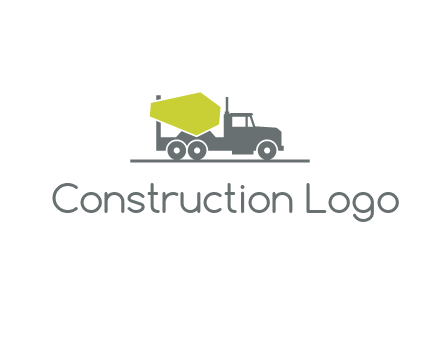 concrete mixer logo