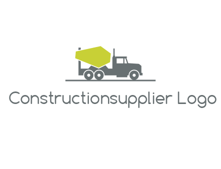 concrete mixer logo