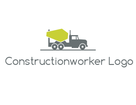 concrete mixer logo
