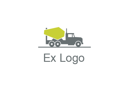 concrete mixer logo
