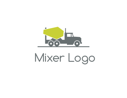 concrete mixer logo
